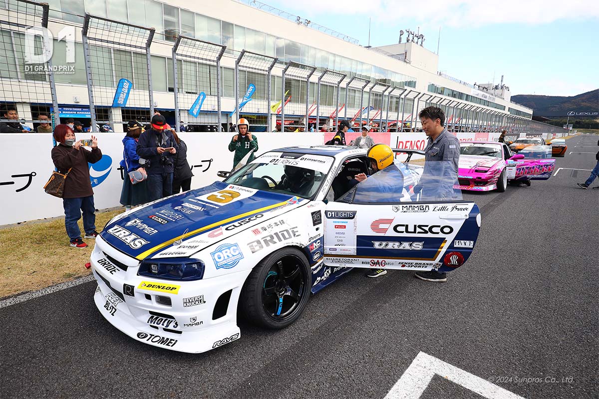 OKUIBUKI DRIFT 日曜日の同乗走行はチケットの座席番号で抽選