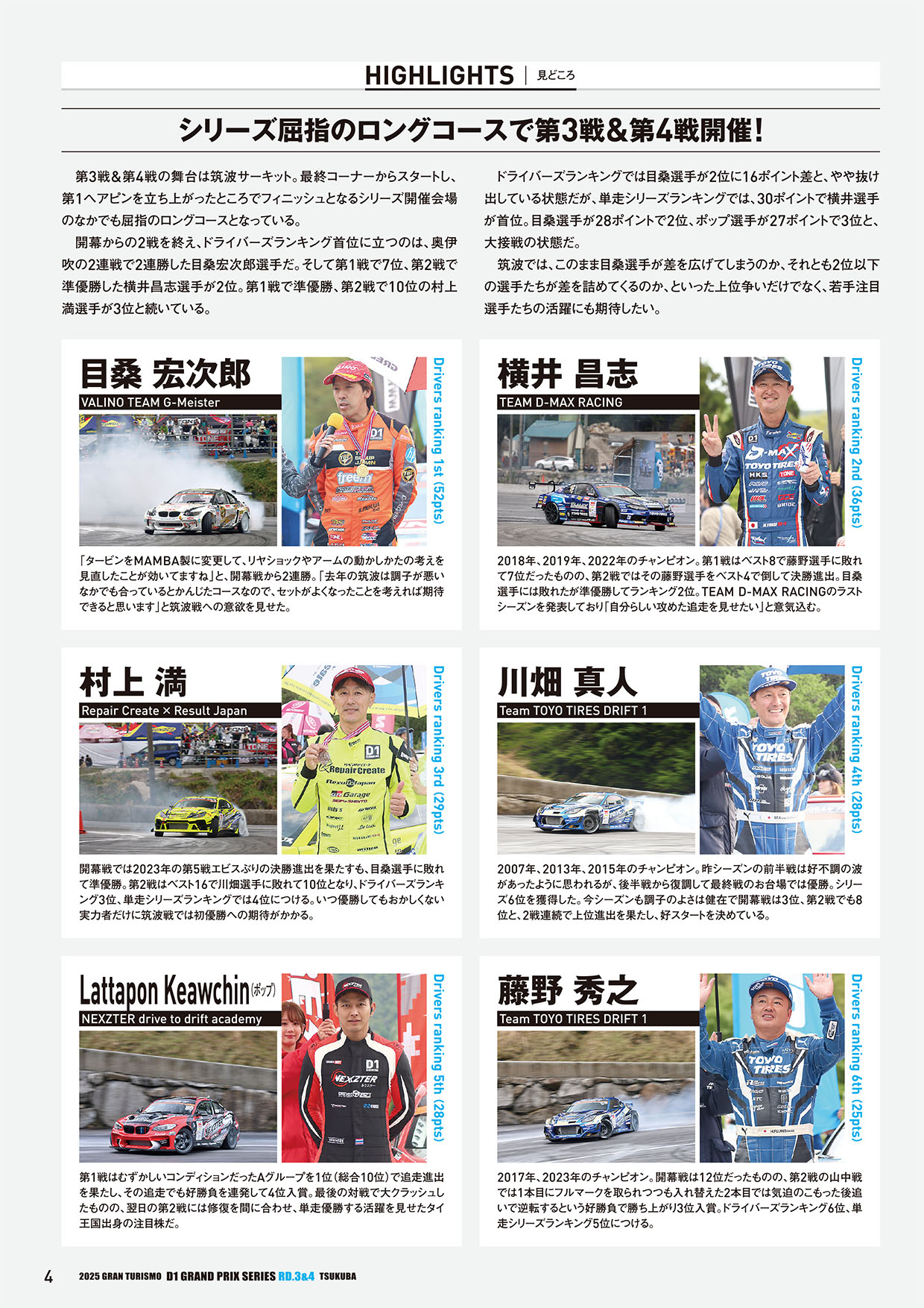 TSUKUBA DRIFT プログラム – D1 OFFICIAL WEBSITE